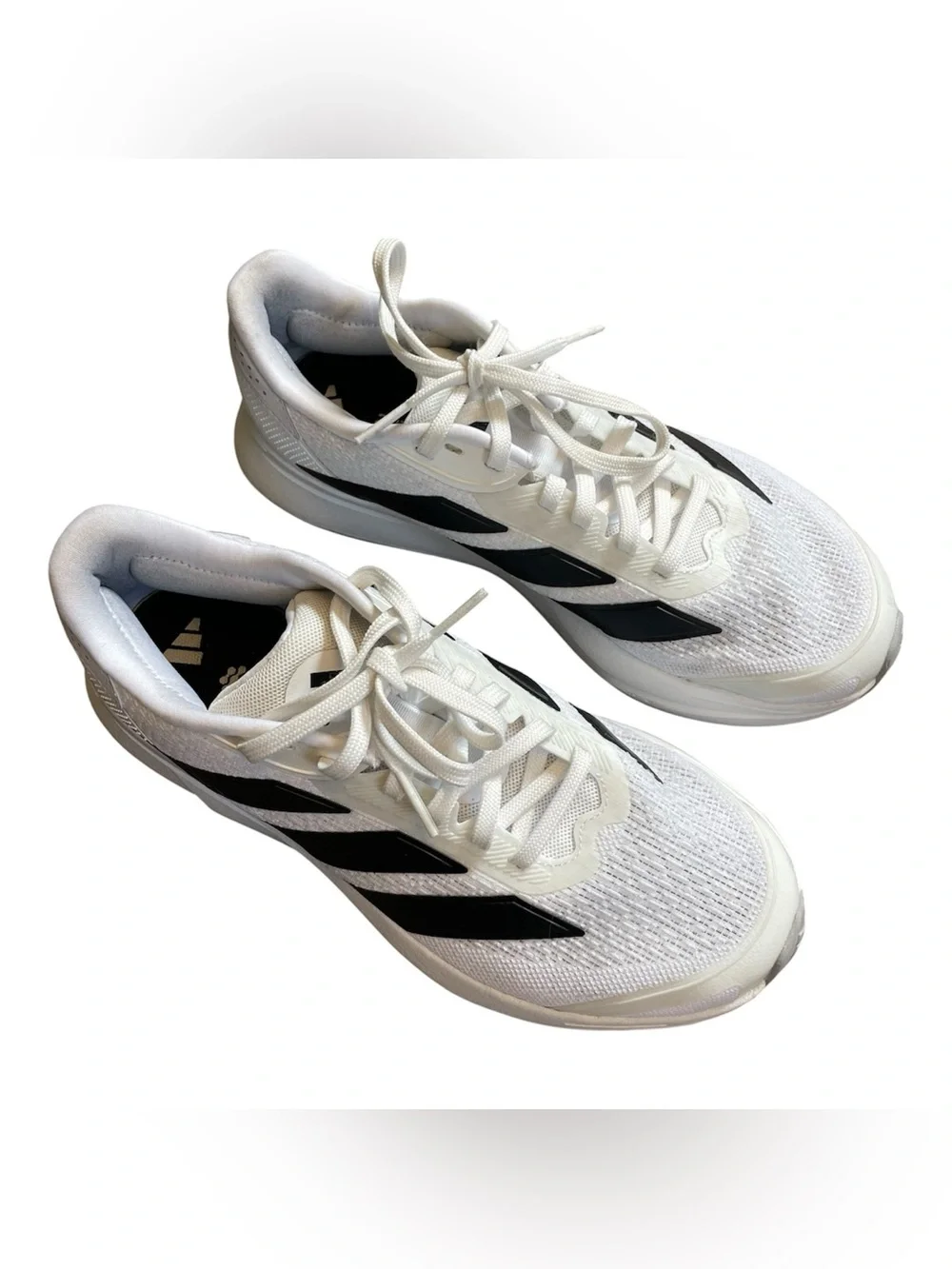 Adidas DURAMO SL 2 RUNNING SHOES White Ortholite comfort women’s 7.5